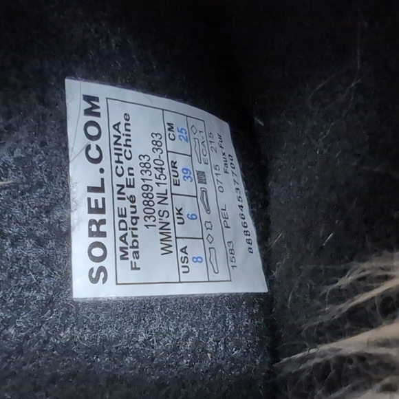 Sorel Joan of Arctic Waterproof Leather Boots Size 8.0 In Olive Green & Black - Picture 10 of 13